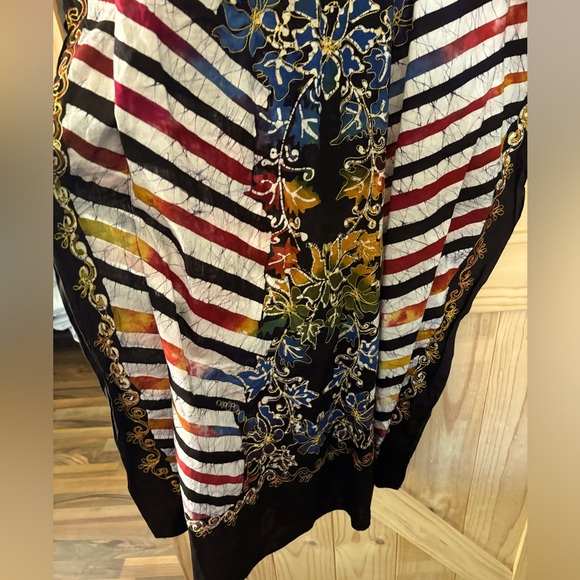 Original Sri Lanka Kaftan. One Size. Boho Purchased in Sri Lanka. New - Picture 2 of 5